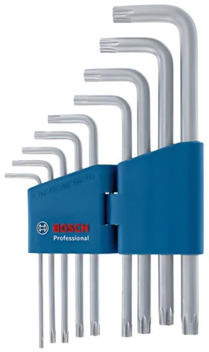 Набір шестигранних ключів Bosch Professional Torx 9 шт. (1600A01TH4)