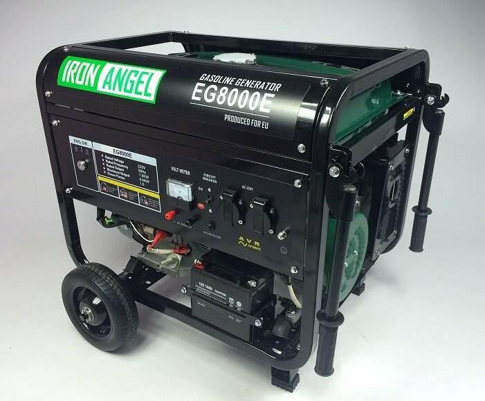 Генератор бензиновий Iron Angel EG 8000E