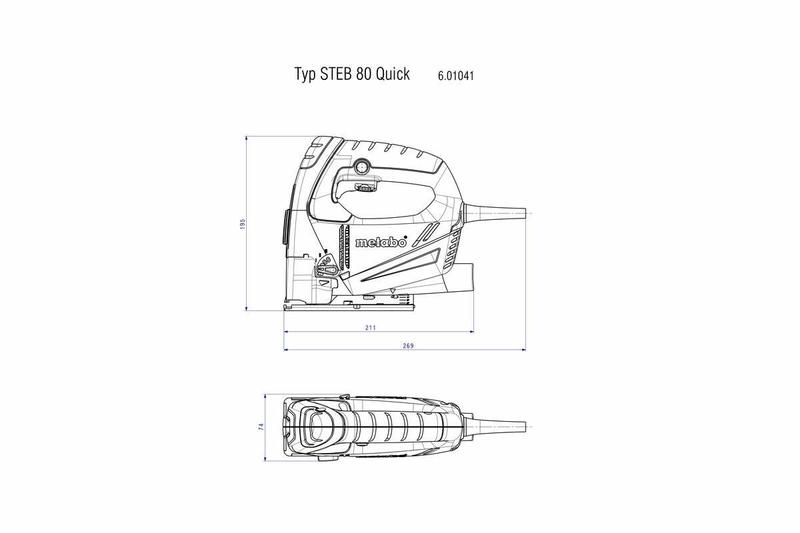 Лобзик Metabo STEB 80 Quick (601041500)