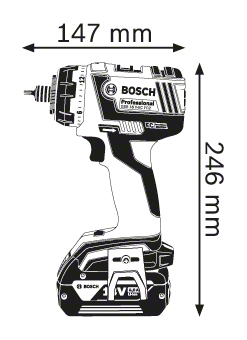 Акумуляторний шурупокрут Bosch GSR 18 V-EC FC2 (06019E1100)