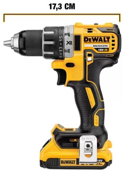 Дриль-шурупокрут акумуляторний безщітковий DeWALT DCD791NT+DCB183