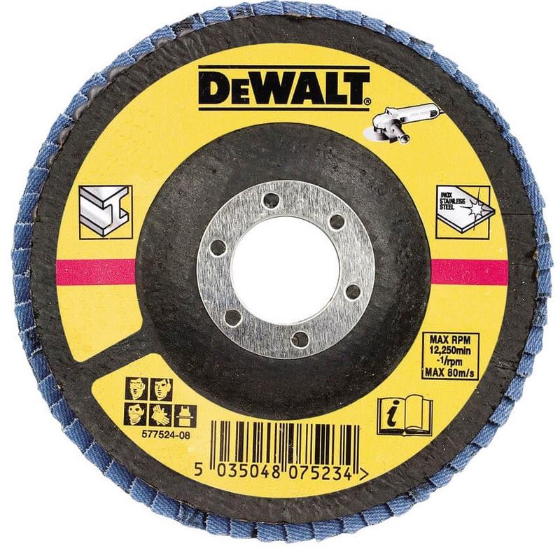 Диск шліфувальний пелюстковий вигнутий DeWALT DT3310