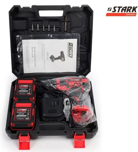 Дриль-шуруповерт ударний Stark CD-20-2 Li-Ion