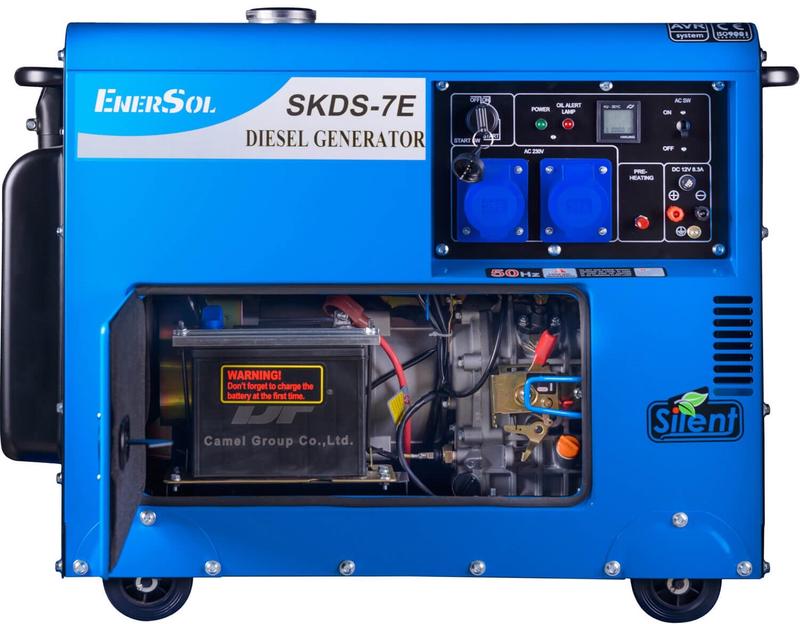 Генератор дизельний EnerSol SKDS-7EB