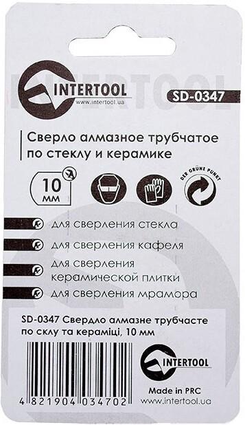 Свердла алмазні трубчасті по склу та кераміці Intertool SD-0347