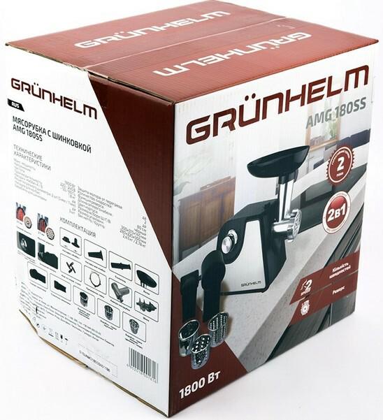 М'ясорубка Grunhelm AMG180SS