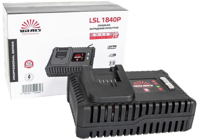 Зарядний пристрій для акумуляторів Vitals Professional LSL 1840P SmartLine (120284)