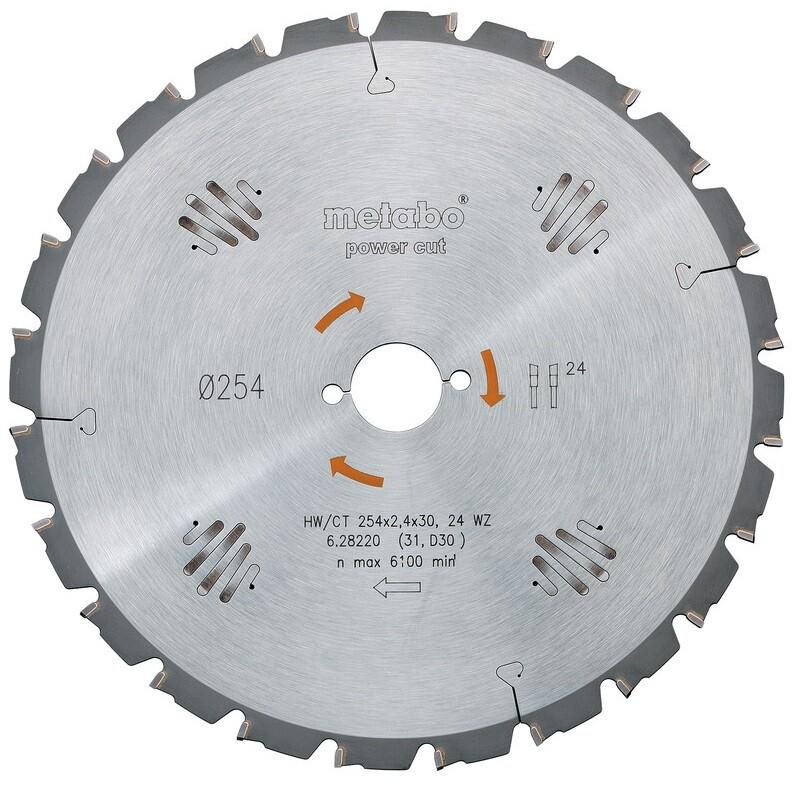 Пильний диск Metabo 230х2,6х30мм, НМ, FZ/FA = 18 (628010000)
