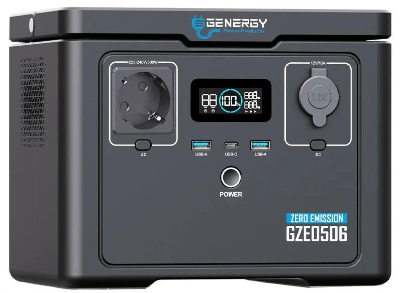 Зарядна станція GENERGY ZERO GZE-0506 (512 Вт·год / 600 Вт)