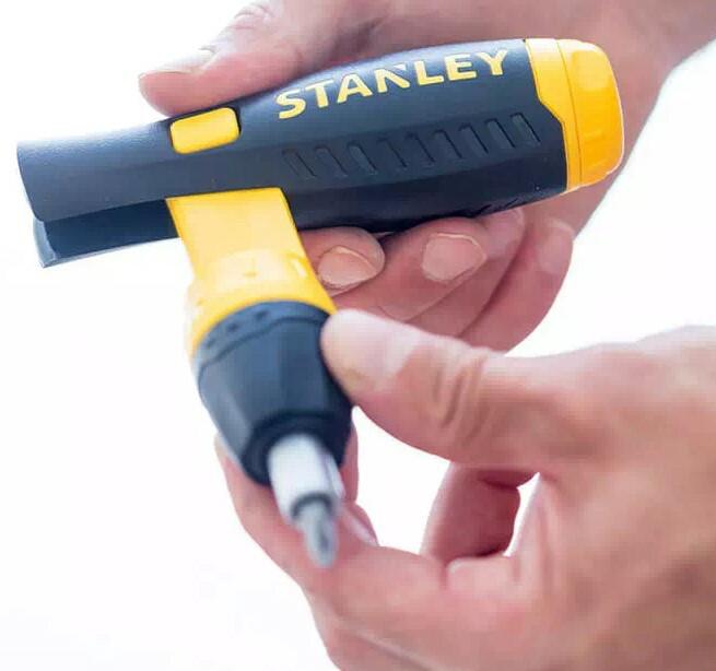 Отверточних держатель STANLEY Pistol Grip Ratchet з набором 37 біт (0-63-038)