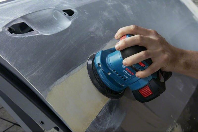Акумуляторна ексцентрикова шліфувальна машина Bosch GEX 185-LI (06013A5021)