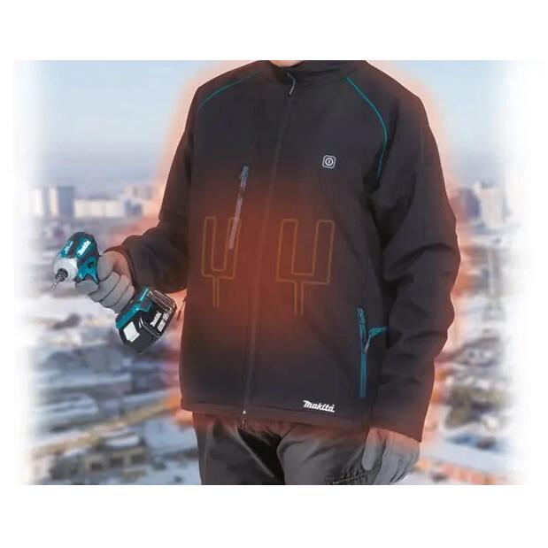 Акумуляторна куртка Makita DCJ205ZXL