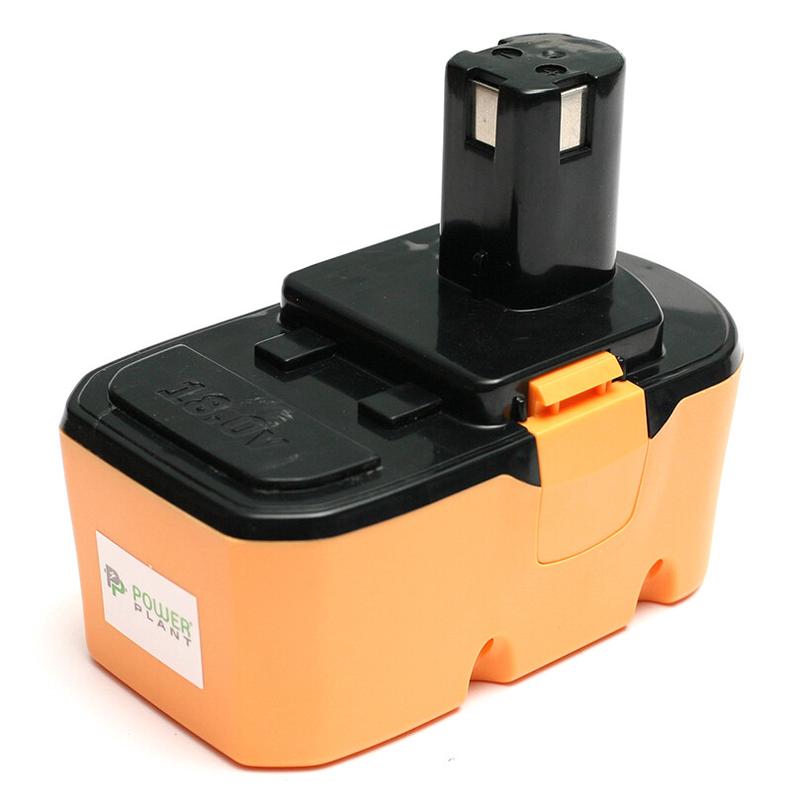 Акумулятор PowerPlant для шурупокрутів та електроінструментів RYOBI GD-RYO-18 (A), 18 V, 3.3 Ah, NIMH (DV00PT0046)