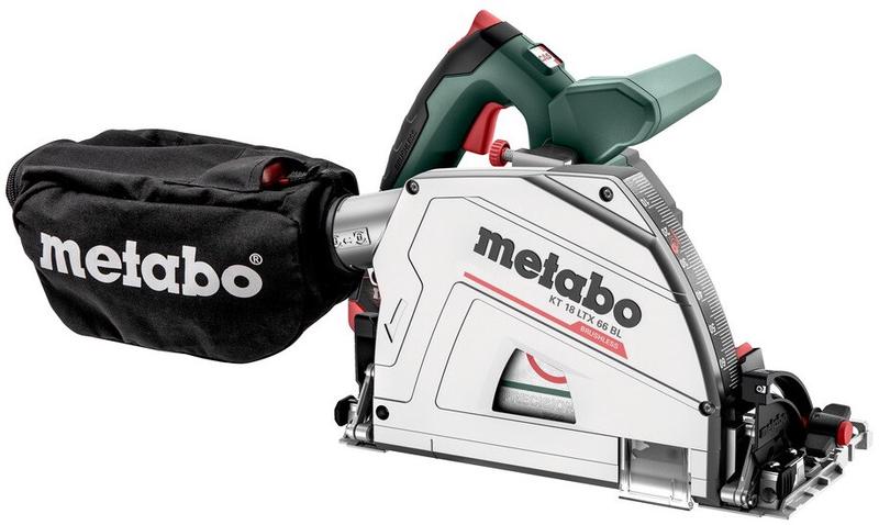 Акумуляторна погружная дискова пилка Metabo KT 18 LTX 66 BL каркас, metaBOX (601866840)