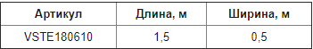 Настил (МІНІ) VIRASTAR 1,5х0,5 (VSTE180610)