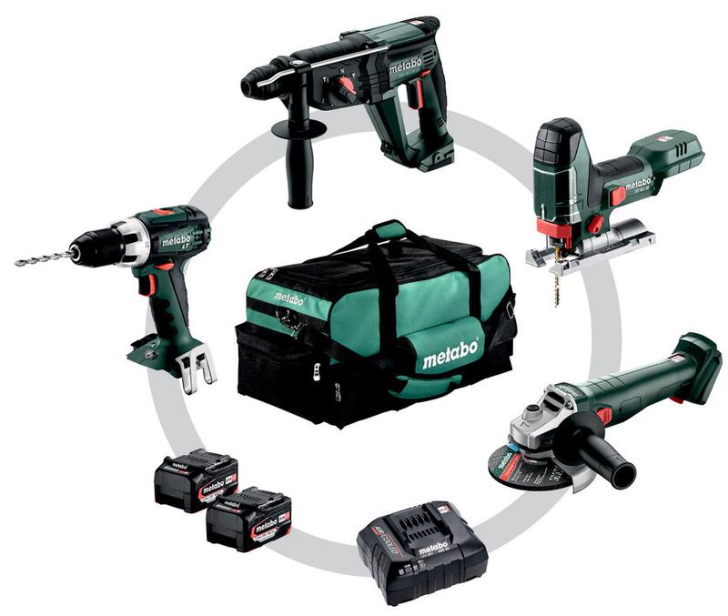 Набір акумуляторних інструментів Metabo Combo Set 4.1.4 18 V (685232000)