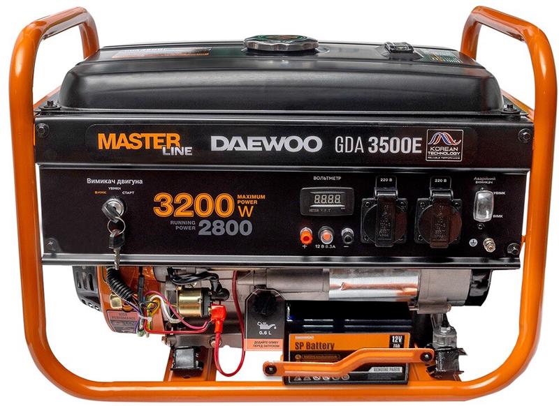 Генератор бензиновий Daewoo GDA 3500E