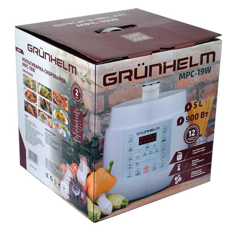 Мультиварка-скороварка Grunhelm MРC-19W (121511)