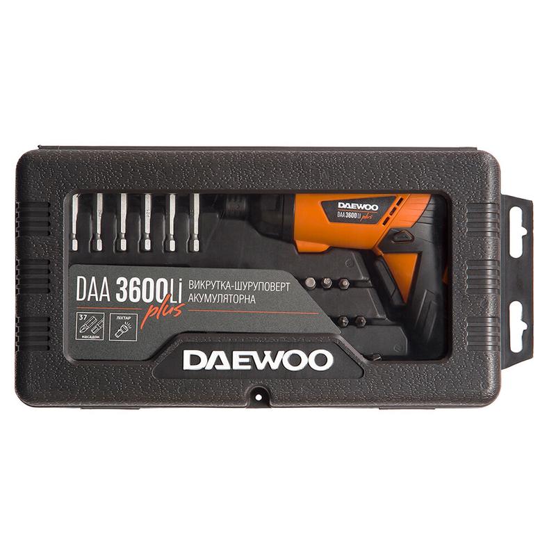Акумуляторна викрутка Daewoo DAA 3600Li Plus