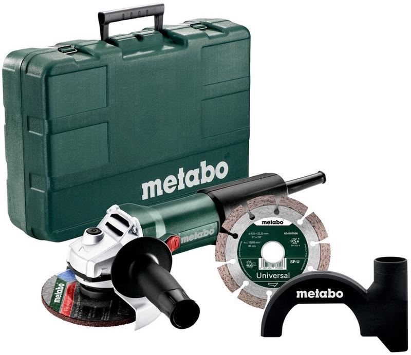 Кутова шліфмашина Metabo WEV 850-125 Set (603611510)