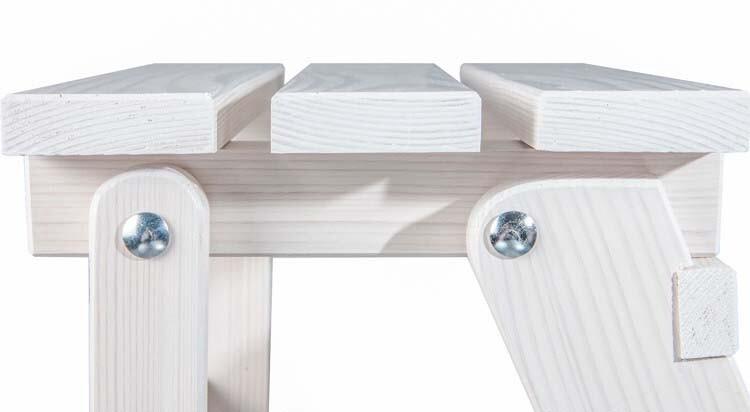 Дерев'яна драбина VIRASTAR PINE WHITE 4 ступені (WSL00103)