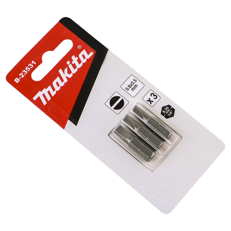 Біта Makita SL0.8x5.5, 3 шт. (B-23531)