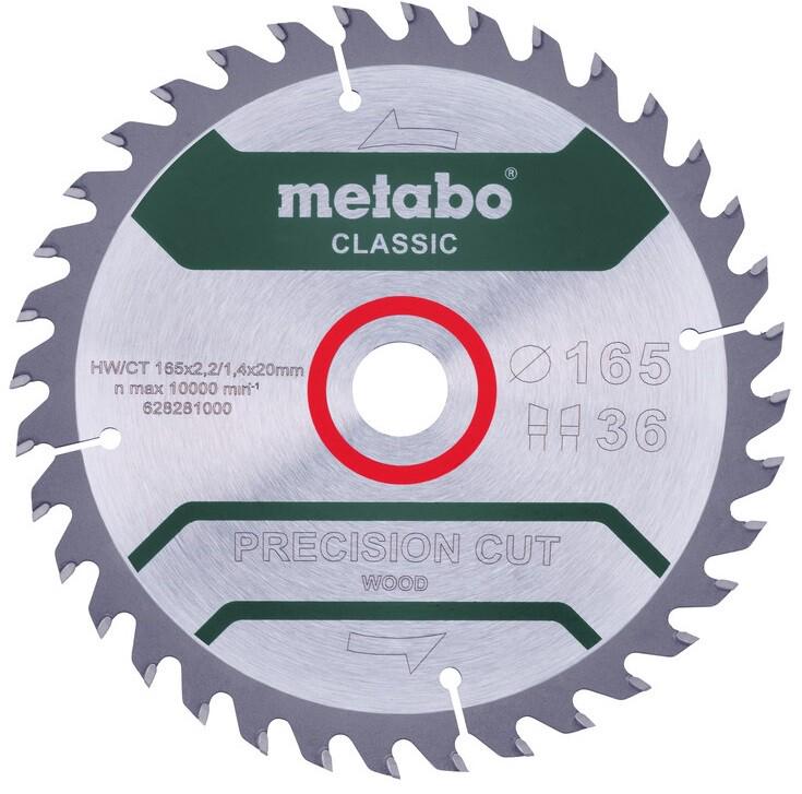 Пильний диск Metabo PrecisionCutClassic 190x30 48WZ 15 град. (628283000)