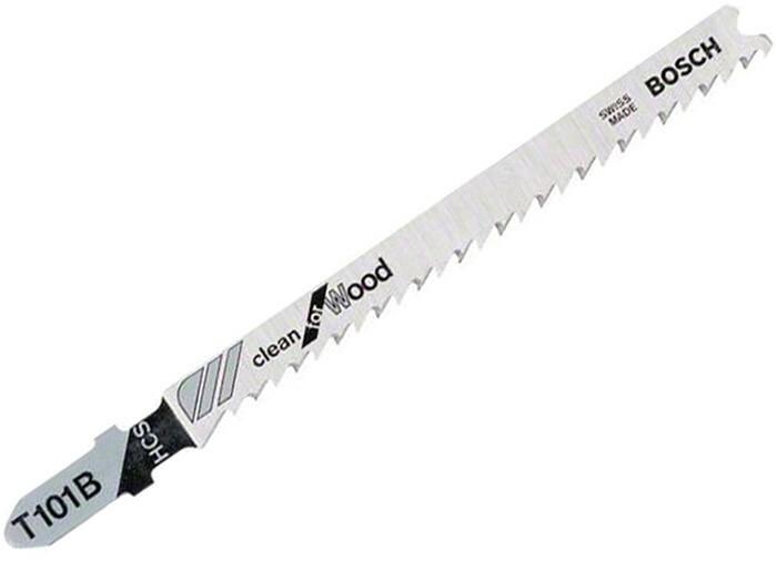 Пилки для лобзика Bosch T 101 B Clean for Wood HCS (2608637876) 100 шт