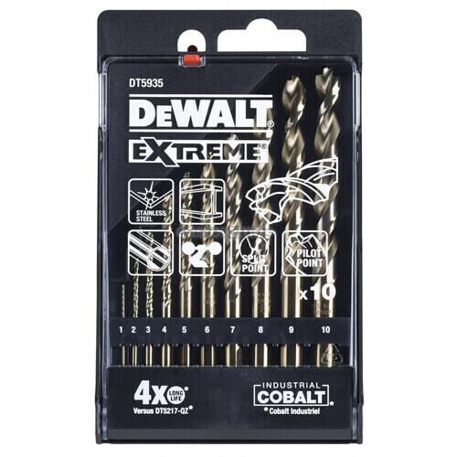 Набір свердл DeWALT COBALT EXTREME (DT5935)