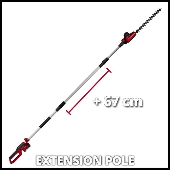 Кущоріз телескопічний акумуляторний Einhell GC-HH 18/45 Li T - Solo (3410585)