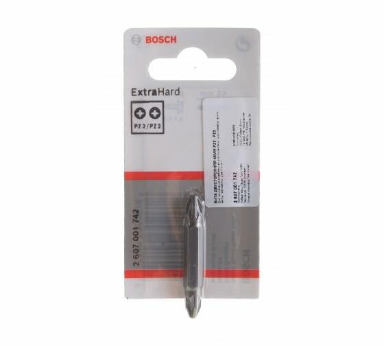 Біта двостороння Bosch Extra Hard PZ2/PZ2, 45 мм (2607001742)