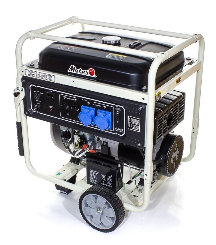 Бензиновий генератор Matari MX14000E - 10 / 11 кВт