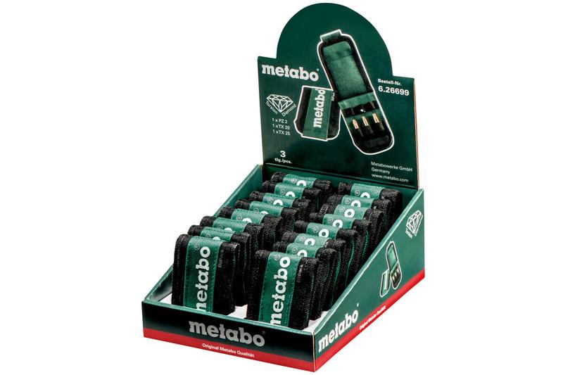 Набір біт Metabo Diamond Torsion PZ2, TX20, TX25 (626699000)