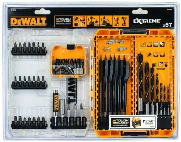 Набір універсальний DeWALT, 57 шт, кейс Tough Case