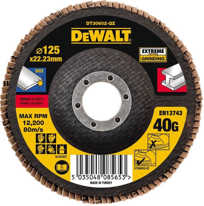 Диск шліфувальний пелюстковий плоский DeWALT DT30602
