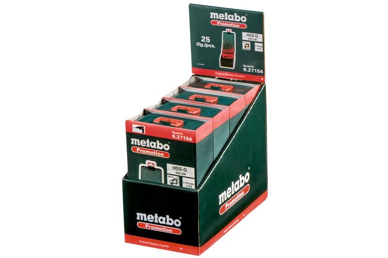 Набір свердл Metabo HSS-G, 1-13 x 0,5 мм (627154000)