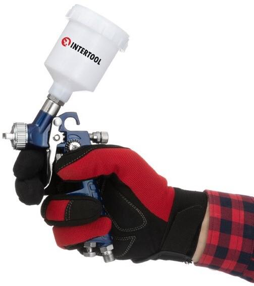 Краскопульт пневматичний Intertool HVLP MINI форсунка 1 мм (PT-0121)