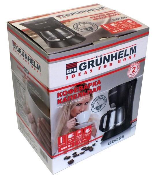 Кавоварка краплинна Grunhelm GDC06