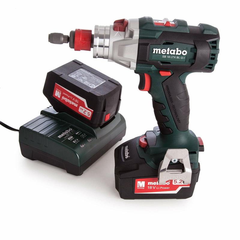 Акумуляторний ударний дриль-шурупокрут Metabo SB 18 LTX BL Q I (602353650)