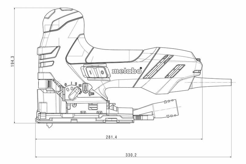 Лобзик Metabo STE 140 Industrial PLUS (601403500)