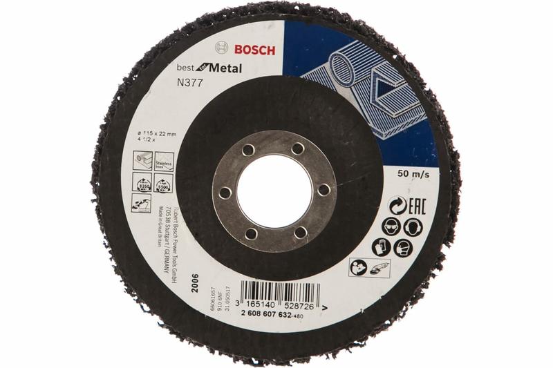 Диск зачисний Bosch Best for Metal 115х22.2 мм (2608607632)