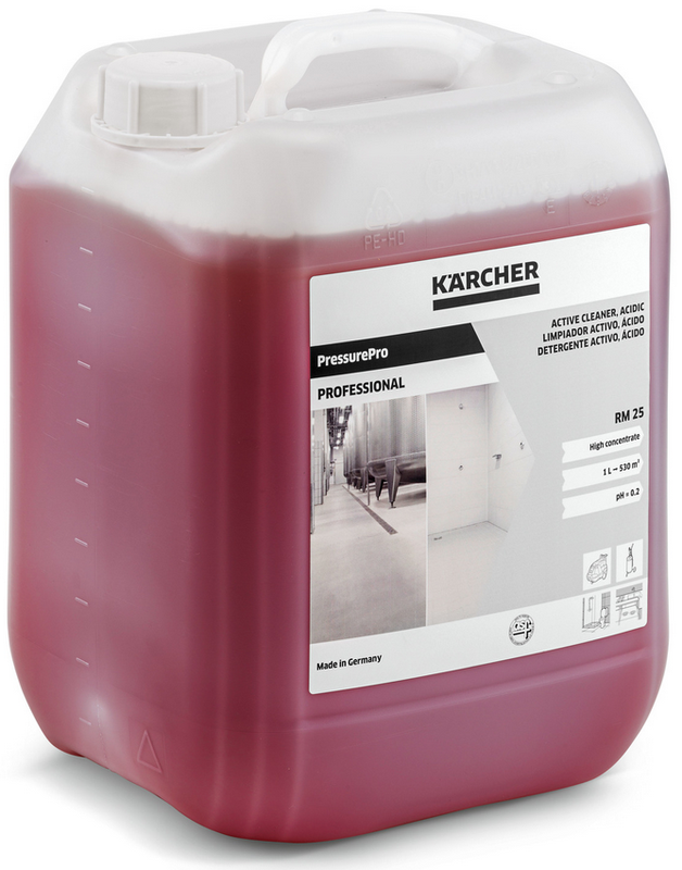 Кислотний активний засіб для чищення Karcher RM 25 ASF, 10 л, концентрат (6.295-113.0)