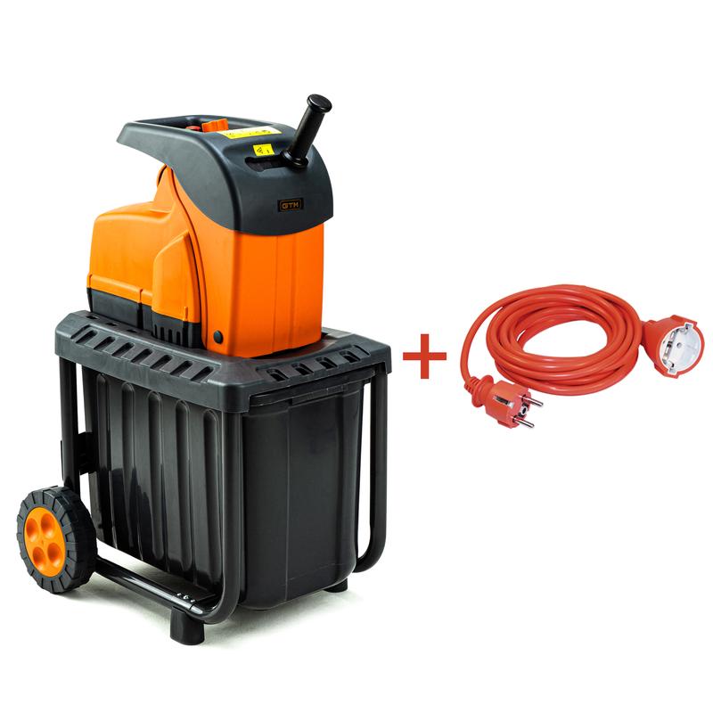 Садовий подрібнювач GTM DS2800/45 KIT + подовжувач 10м (DS2800/45_KIT+ext.cord) 83871