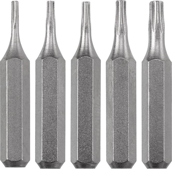 Набір мікробіт KWB Torx 5 шт T4/T5/T6/T7/T8 28 мм (128240)