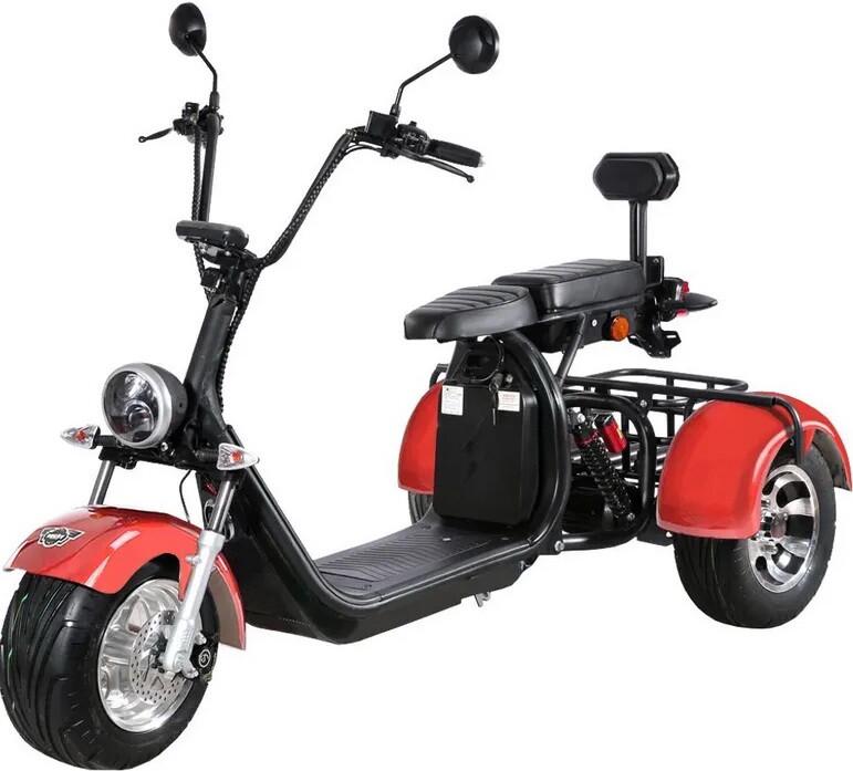 Електроскутер триколісний HECHT COCIS MAX RED