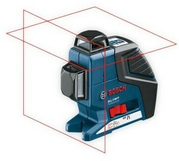 Лінійні лазери (будівник площин) Bosch GLL 2-80 P + вкладка під L-Boxx (0601063204)