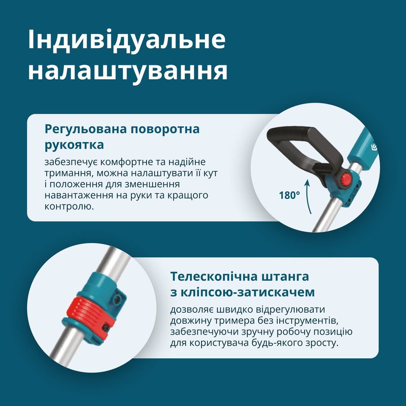 Акумуляторний тример KS CST-20V set з АКБ 4А•год та зарядним пристроєм