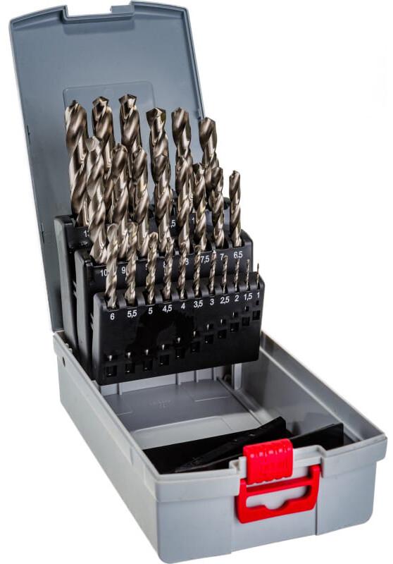 Набір свердел по металу Bosch HSS-G 1-13 мм, 25 шт. (2608587017)