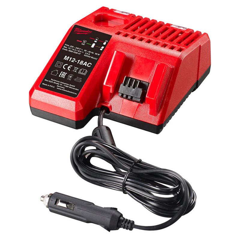 Зарядний пристрій Milwaukee M12-18 AC 12В (4932459205)