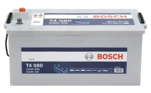 Акумулятор Bosch T4 080, 215Ah/1150A (0 092 T40 800)
